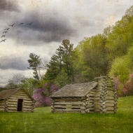 Huts in Valley Forge