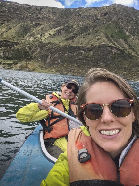Betsy and Alex in kayak 1